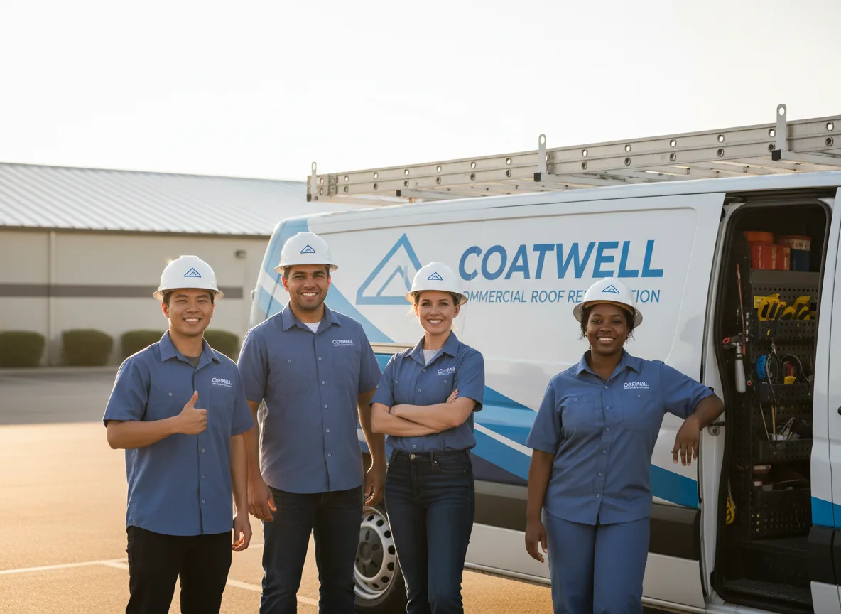 Commercial roof coating company in Hobson, TX